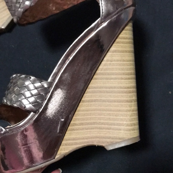 BCBGeneration- Candiss Braided Ankle Strap Wedges - Picture 7 of 8